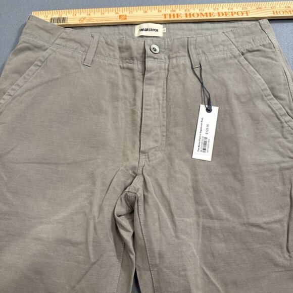 Taylor Stitch Morse Pant in SAGEBRUSH Size 33 x 32" Organic Cotton/ Linen NWT - Picture 7 of 11